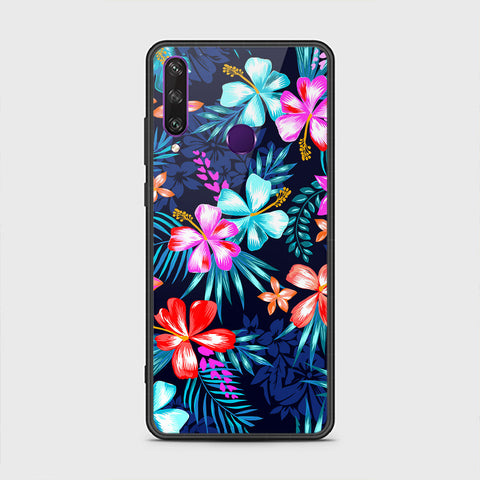 Huawei Y6p Cover - Floral Series - HQ Premium Shine Durable Shatterproof Case