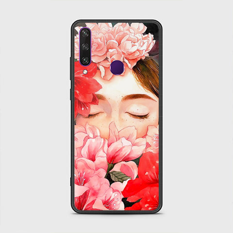 Huawei Y6p Cover - Floral Series - HQ Premium Shine Durable Shatterproof Case