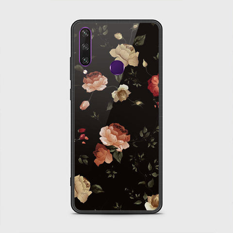 Huawei Y6p Cover - Floral Series 2 - HQ Premium Shine Durable Shatterproof Case