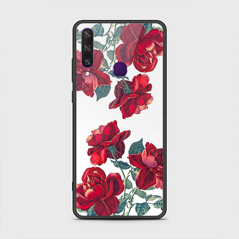 Huawei Y6p Cover - Floral Series 2 - HQ Premium Shine Durable Shatterproof Case