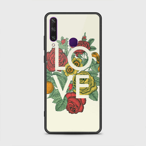 Huawei Y6p Cover - Floral Series 2 - HQ Premium Shine Durable Shatterproof Case