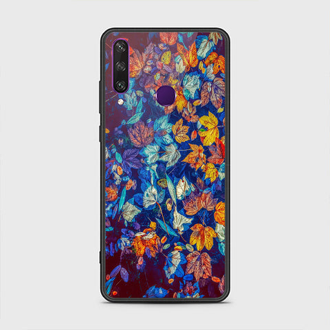 Huawei Y6p Cover - Floral Series 2 - HQ Premium Shine Durable Shatterproof Case