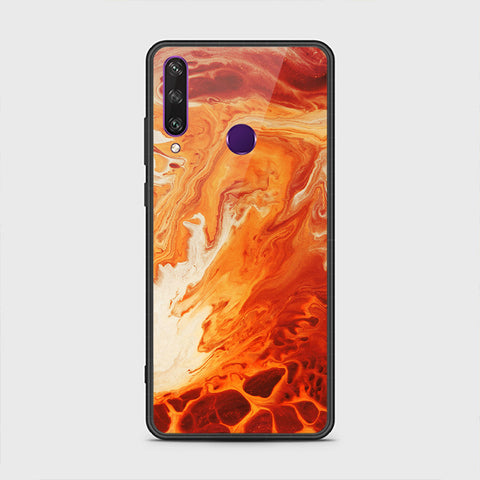 Huawei Y6p Cover - Mystic Marble Series - HQ Premium Shine Durable Shatterproof Case