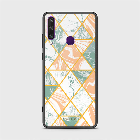 Huawei Y6p Cover - O'Nation Shades of Marble Series - HQ Premium Shine Durable Shatterproof Case