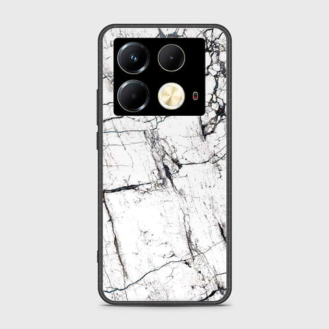 Infinix Note 40 Cover- White Marble Series 2 - HQ Premium Shine Durable Shatterproof Case