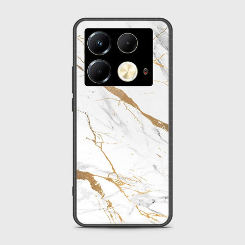 Infinix Note 40 Cover- Mystic Marble Series - HQ Ultra Shine Premium Infinity Glass Soft Silicon Borders Case