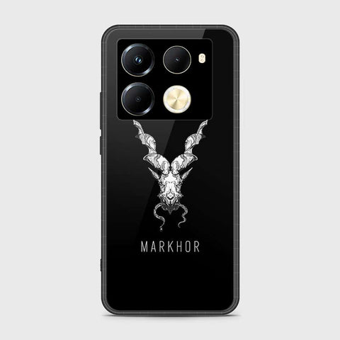 Infinix Note 40 Pro Plus Cover- Markhor Series - HQ Ultra Shine Premium Infinity Glass Soft Silicon Borders Case