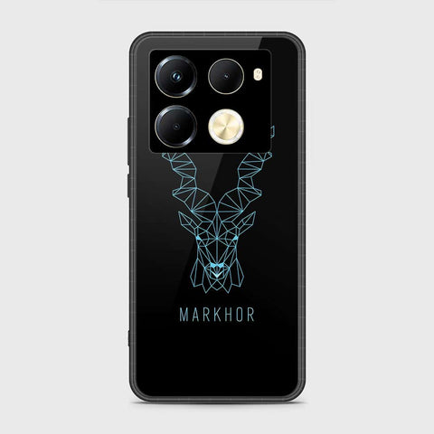 Infinix Note 40 Pro Plus Cover- Markhor Series - HQ Ultra Shine Premium Infinity Glass Soft Silicon Borders Case