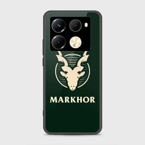 Infinix Note 40 Pro Cover- Markhor Series - HQ Ultra Shine Premium Infinity Glass Soft Silicon Borders Case