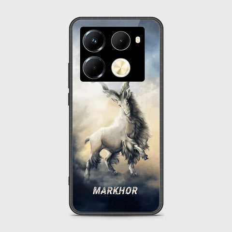 Infinix Note 40 Pro Plus Cover- Markhor Series - HQ Ultra Shine Premium Infinity Glass Soft Silicon Borders Case