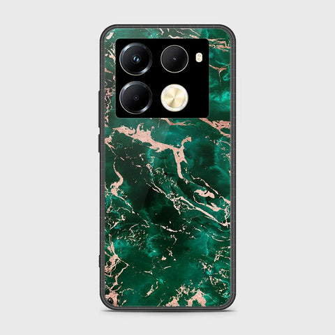 Infinix Note 40 Pro Plus Cover- Colorful Marble Series - HQ Ultra Shine Premium Infinity Glass Soft Silicon Borders Case