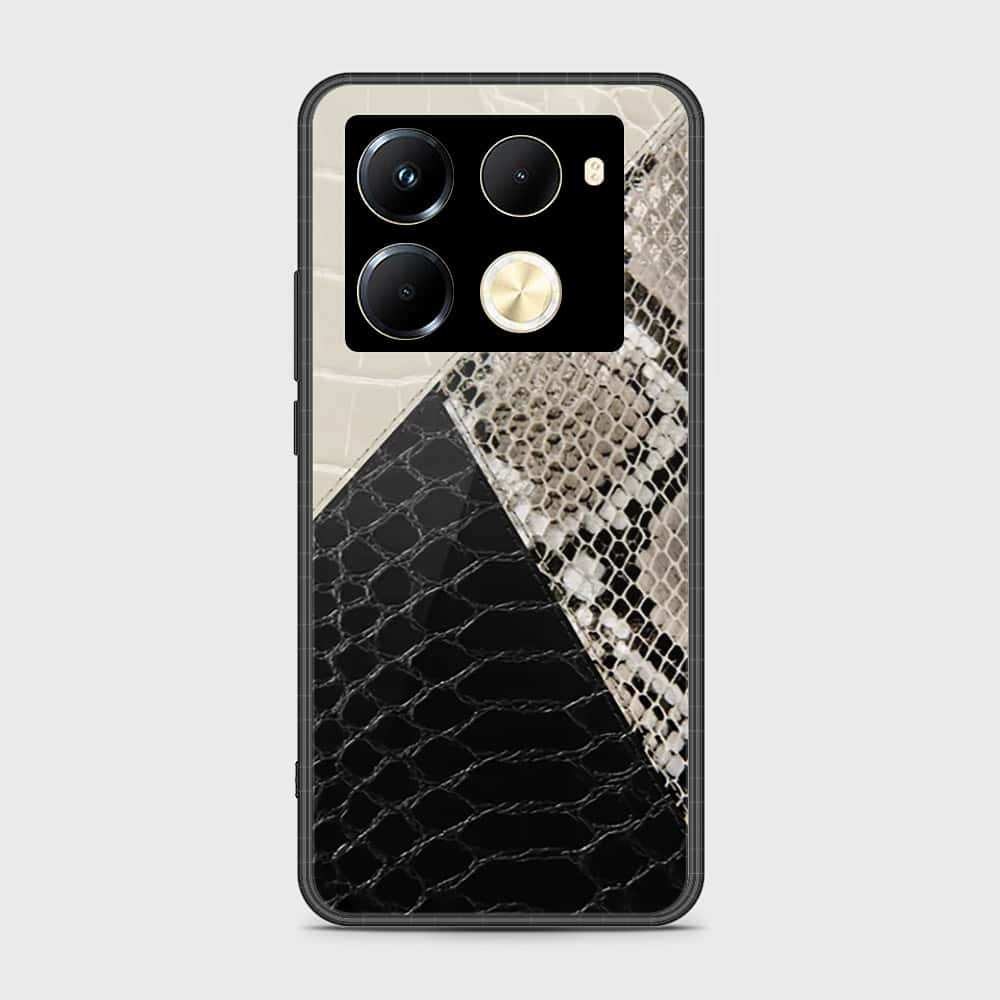 Infinix Note 40 Pro Plus Cover- Printed Skins Series - HQ Ultra Shine Premium Infinity Glass Soft Silicon Borders Case