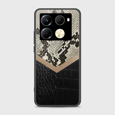 Infinix Note 40 Pro Cover- Printed Skins Series - HQ Ultra Shine Premium Infinity Glass Soft Silicon Borders Case