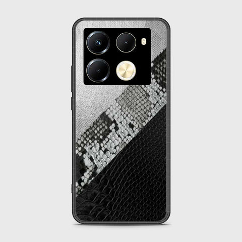 Infinix Note 40 Pro Cover- Printed Skins Series - HQ Ultra Shine Premium Infinity Glass Soft Silicon Borders Case