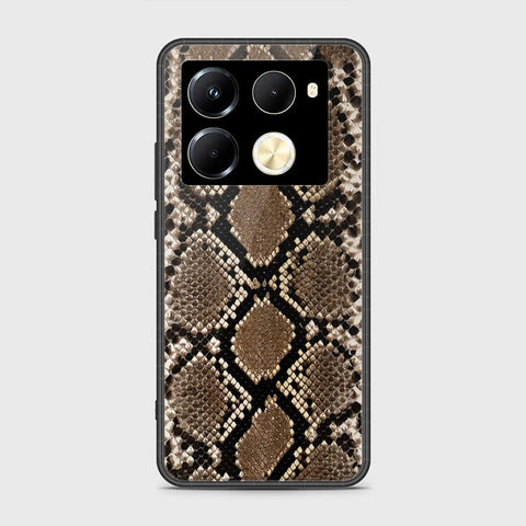 Infinix Note 40 Pro Cover- Printed Skins Series - HQ Ultra Shine Premium Infinity Glass Soft Silicon Borders Case