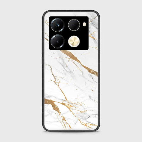 Infinix Note 40 Pro Cover- Mystic Marble Series - HQ Ultra Shine Premium Infinity Glass Soft Silicon Borders Case