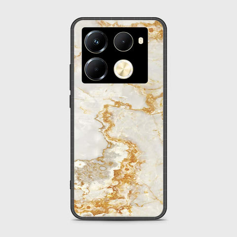 Infinix Note 40 Pro Cover- Mystic Marble Series - HQ Ultra Shine Premium Infinity Glass Soft Silicon Borders Case