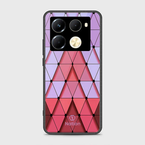 Infinix Note 40 Pro Plus Cover- Onation Pyramid Series - HQ Ultra Shine Premium Infinity Glass Soft Silicon Borders Case