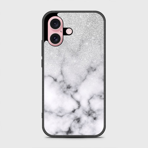 iPhone 16 Pro Cover- White Marble Series - HQ Premium Shine Durable Shatterproof Case