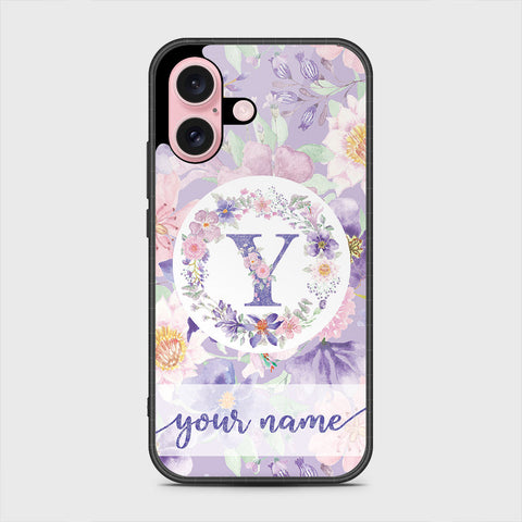 iPhone 16 Plus Cover - Personalized Alphabet Series - HQ Premium Shine Durable Shatterproof Case