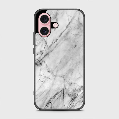 iPhone 16 Pro Max Cover- White Marble Series - HQ Premium Shine Durable Shatterproof Case