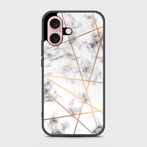 iPhone 16 Pro Max Cover- White Marble Series 2 - HQ Premium Shine Durable Shatterproof Case