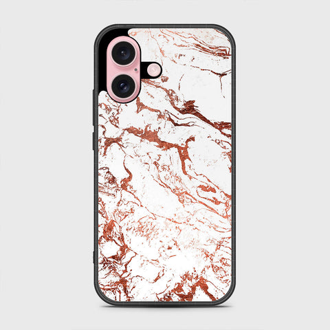 iPhone 16 Pro Cover- White Marble Series 2 - HQ Premium Shine Durable Shatterproof Case