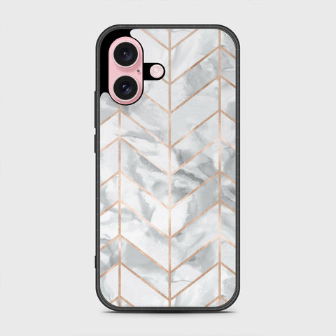 iPhone 16 Pro Max Cover- White Marble Series 2 - HQ Premium Shine Durable Shatterproof Case