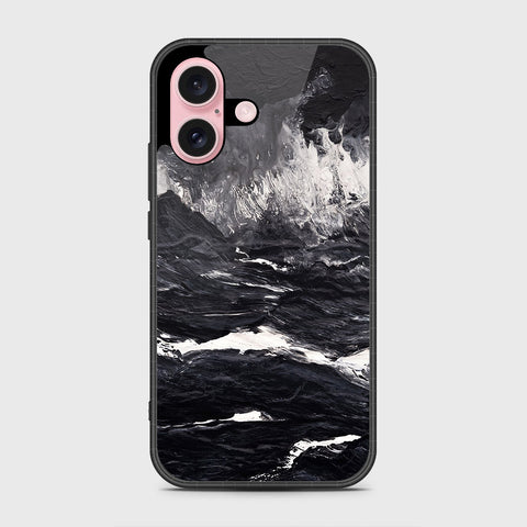 iPhone 16 Cover- Black Marble Series - HQ Premium Shine Durable Shatterproof Case