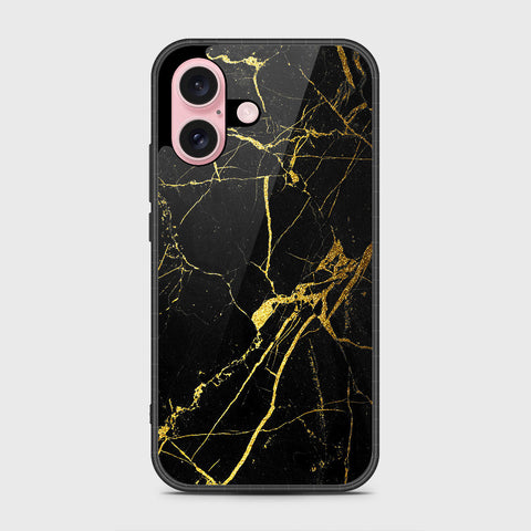 iPhone 16 Pro Max Cover- Black Marble Series - HQ Premium Shine Durable Shatterproof Case