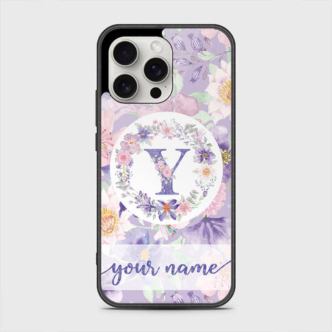 iPhone 16 Pro Cover - Personalized Alphabet Series - HQ Premium Shine Durable Shatterproof Case