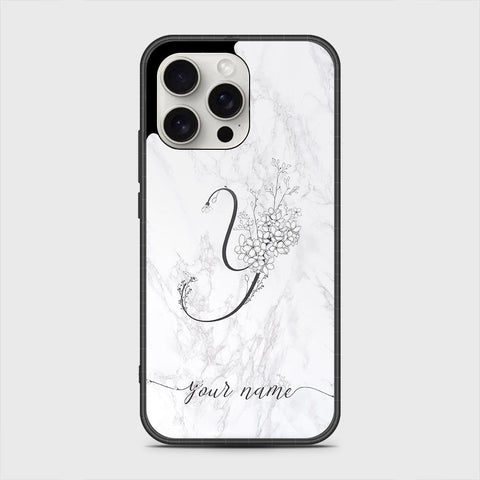 iPhone 16 Pro Cover - Personalized Alphabet Series - HQ Premium Shine Durable Shatterproof Case