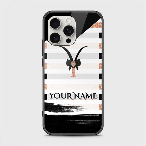 iPhone 16 Pro Cover - Personalized Alphabet Series - HQ Premium Shine Durable Shatterproof Case