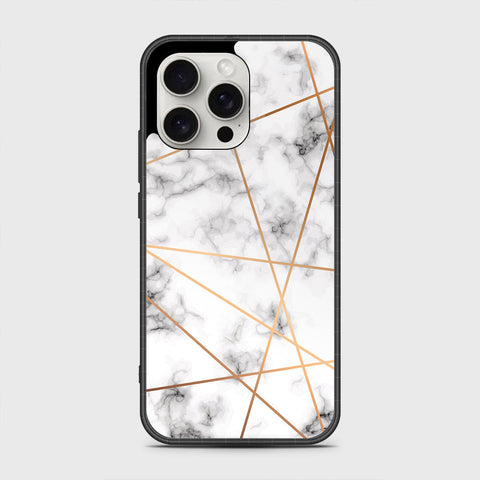 iPhone 16 Pro Cover- White Marble Series 2 - HQ Premium Shine Durable Shatterproof Case