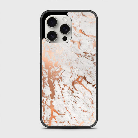 iPhone 16 Pro Max Cover- White Marble Series 2 - HQ Premium Shine Durable Shatterproof Case