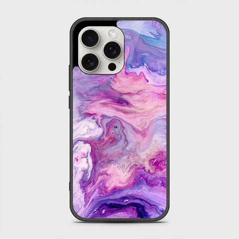 iPhone 16 Pro Max Cover - Colorful Marble Series - HQ Premium Shine Durable Shatterproof Case