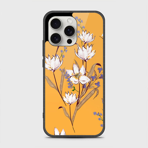 iPhone 16 Pro Max Cover - Floral Series - HQ Premium Shine Durable Shatterproof Case