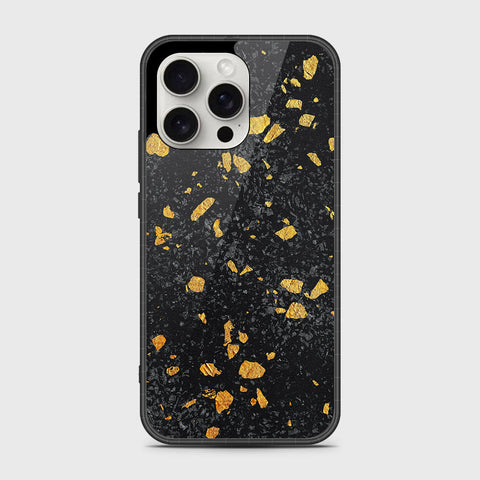 iPhone 16 Pro Cover- Black Marble Series - HQ Premium Shine Durable Shatterproof Case