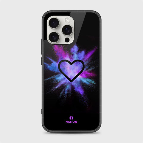 iPhone 16 Pro Cover - Onation Heart Series - HQ Premium Shine Durable Shatterproof Case