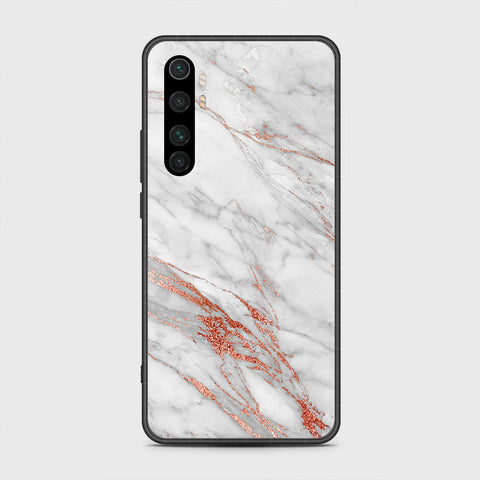 Xiaomi Mi Note 10 Lite Cover- White Marble Series - HQ Premium Shine Durable Shatterproof Case