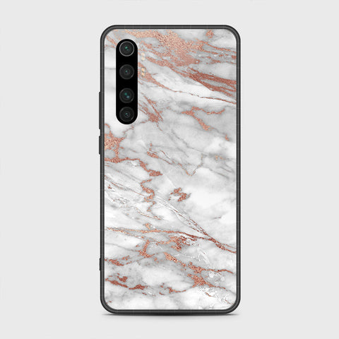 Xiaomi Mi Note 10 Lite Cover- White Marble Series 2 - HQ Premium Shine Durable Shatterproof Case