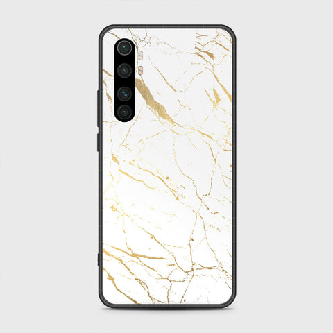 Xiaomi Mi Note 10 Lite Cover- White Marble Series 2 - HQ Premium Shine Durable Shatterproof Case