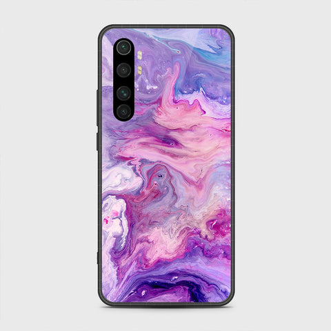 Xiaomi Mi Note 10 Lite Cover - Colorful Marble Series - HQ Premium Shine Durable Shatterproof Case