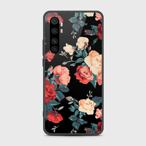 Xiaomi Mi Note 10 Lite Cover - Floral Series 2 - HQ Premium Shine Durable Shatterproof Case