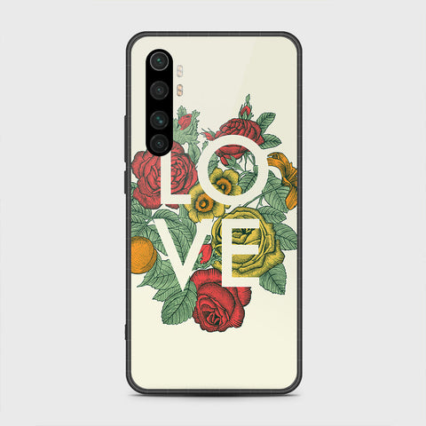 Xiaomi Mi Note 10 Lite Cover - Floral Series 2 - HQ Premium Shine Durable Shatterproof Case