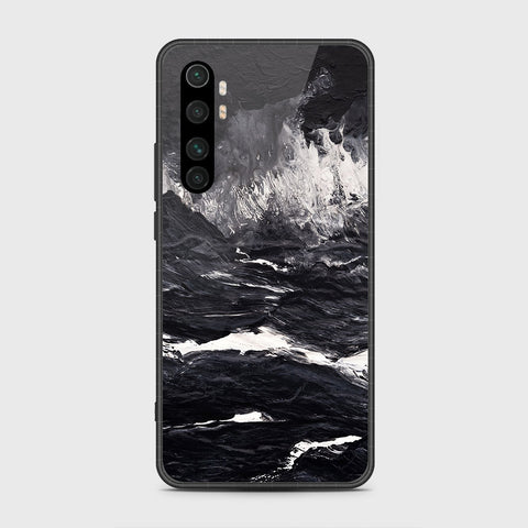 Xiaomi Mi Note 10 Lite Cover- Black Marble Series - HQ Premium Shine Durable Shatterproof Case