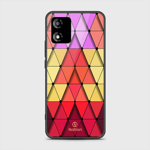 Motorola Moto E13 Cover - Onation Pyramid Series - HQ Premium Shine Durable Shatterproof Case