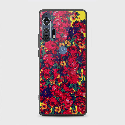 Motorola Edge Plus 2020 Cover - Floral Series - HQ Premium Shine Durable Shatterproof Case