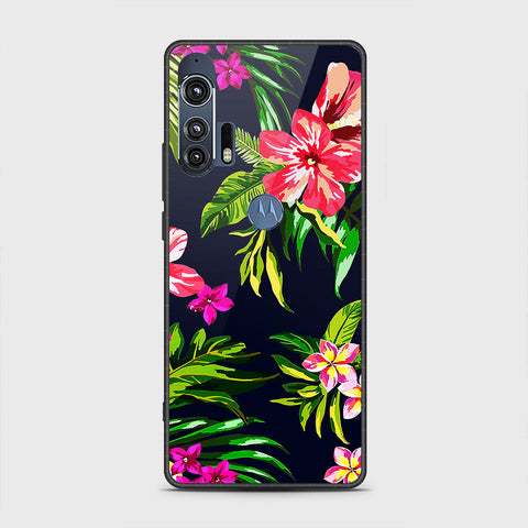 Motorola Edge Plus 2020 Cover - Floral Series - HQ Premium Shine Durable Shatterproof Case