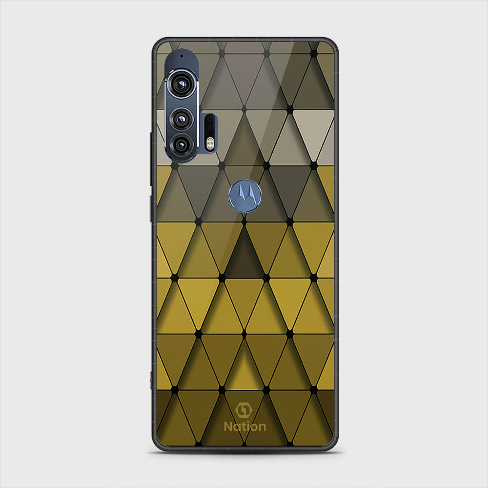 Motorola Edge Plus 2020 Cover - Onation Pyramid Series - HQ Premium Shine Durable Shatterproof Case